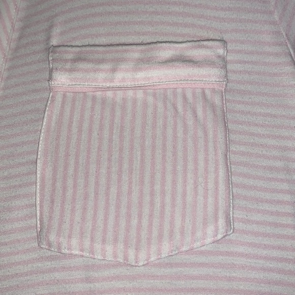 UGG Vivian Super Soft Button Front Pink Striped Sleep Shirt S - Picture 6 of 10